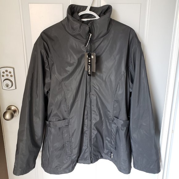 NWT! KAID 3 in 1 Winter Jacket Size L - Picture 1 of 9